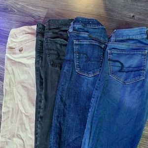 4 pairs of American Eagle Pants. Size 4.